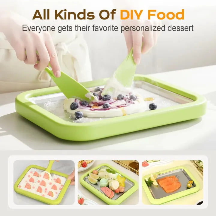 Instant Ice Cream Roll Maker