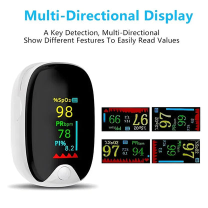 Digital Pulse Oximeter – SpO₂ & Heart Rate Monitor