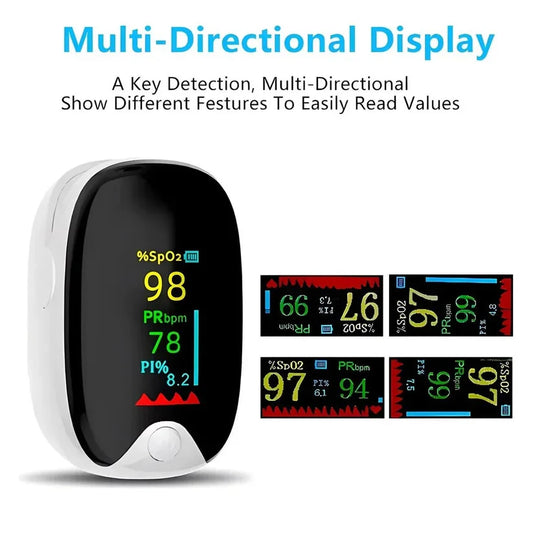 Digital Pulse Oximeter – SpO₂ & Heart Rate Monitor