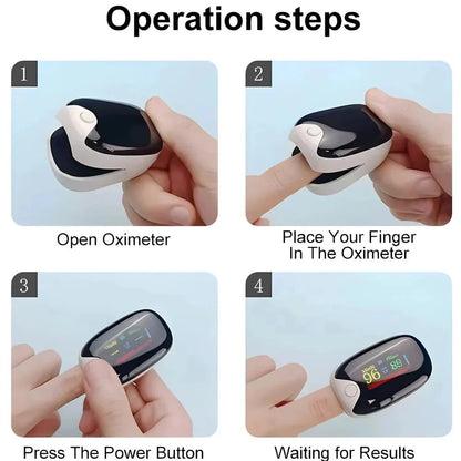 Digital Pulse Oximeter – SpO₂ & Heart Rate Monitor