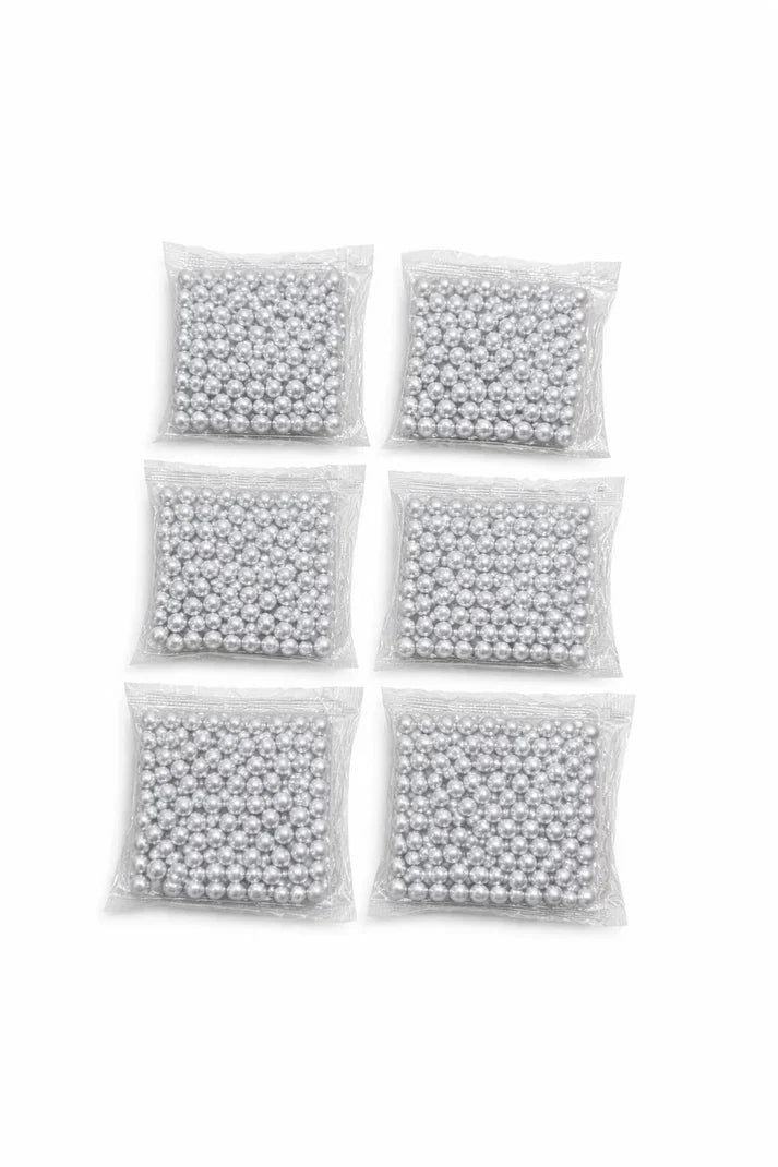 Silver Plastic BB Bullets (6 Pack Set)