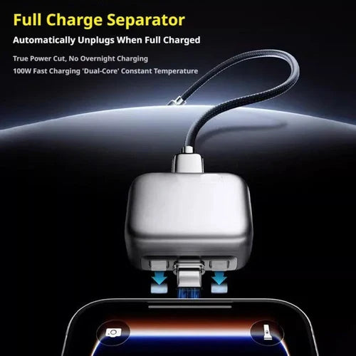 140W Smart Auto Disconnect Fast Charging Adapter