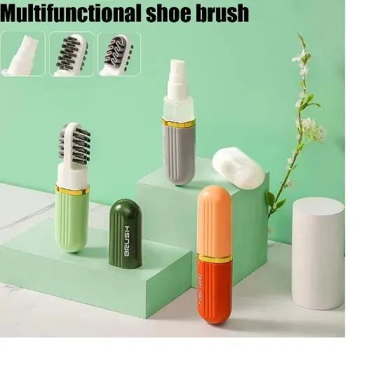 3 In 1 New Shoe Cleaning Brush with Spray